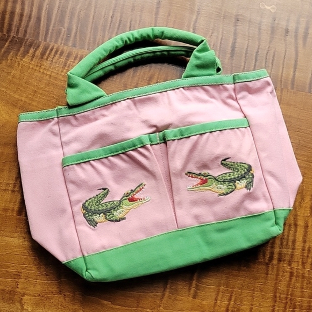CJ LAING PREPPY ALLIGATOR HANDBAG - Picture 7 of 13
